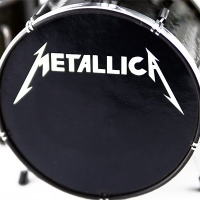 Ударная установка White Logo | Lars Ulrich (Metallica)