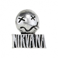 Металлический значок Nirvana - Smiley