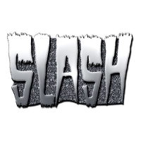 Металлический значок Slash - Logo