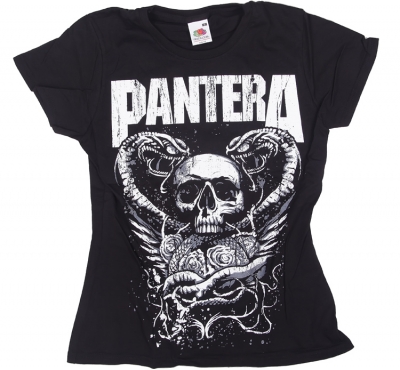 Женская футболка Pantera - Skull With Snakes ― iMerch