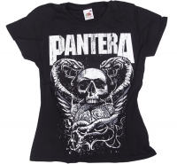 Женская футболка Pantera - Skull With Snakes