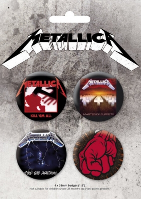 Набор из 4-х значков Metallica - And Justice For All ― iMerch