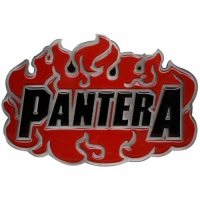 Пряжка Pantera - Flaming Logo