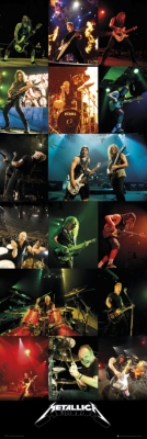Рулонный плакат Metallica - Live 2012 [53х158 см.] ― iMerch