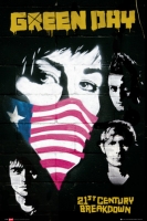 Рулонный плакат Green Day - Protest [61х92 см.]