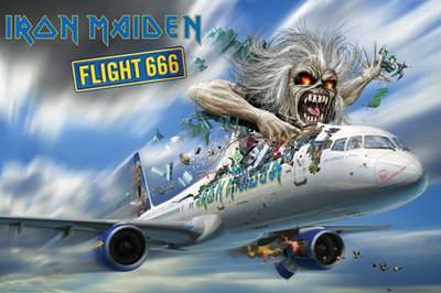 Рулонный плакат Iron Maiden - Flight 666 [61х92 см.] ― iMerch