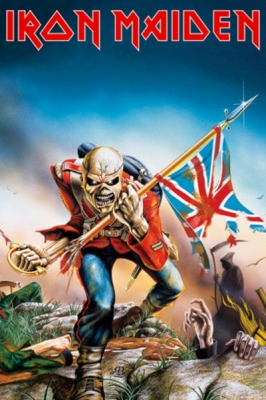Рулонный плакат Iron Maiden - Trooper [61х92 см.] ― iMerch