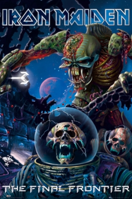 Рулонный плакат Iron Maiden - The Final Frontier [61х92 см.] ― iMerch