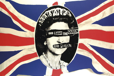 Рулонный плакат Sex Pistols - God Save The Queen [61х92 см.] ― iMerch