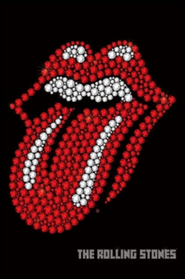 Рулонный плакат Rolling Stones - Diamond Tongue [61х92 см.] ― iMerch