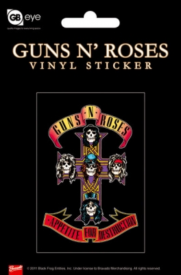Наклейка Guns'N'Roses - Appetite For Destruction ― iMerch