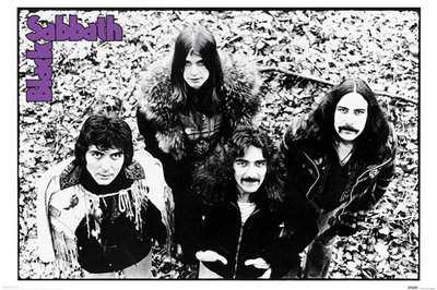 Рулонный плакат Black Sabbath - Group [62х92 см.] ― iMerch