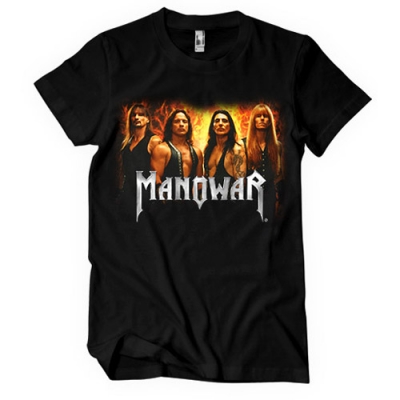 Футболка Manowar - Flaming Band ― iMerch