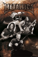 Рулонный плакат Metallica - Live Collage [61х92 см.]