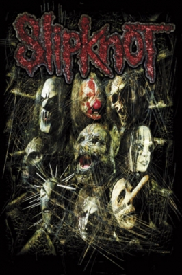 Рулонный плакат Slipknot - Masks [61х92 см.] ― iMerch